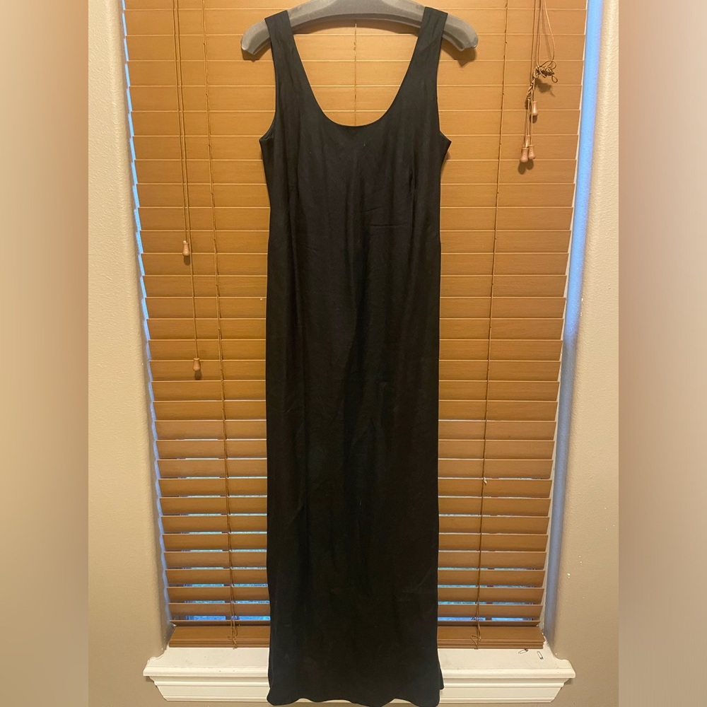 Banana Republic Black Linen dress SZ 10
